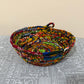 African Fabric Rope Basket