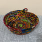 African Fabric Rope Basket