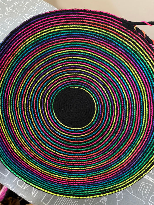 Rainbow Rope Basket
