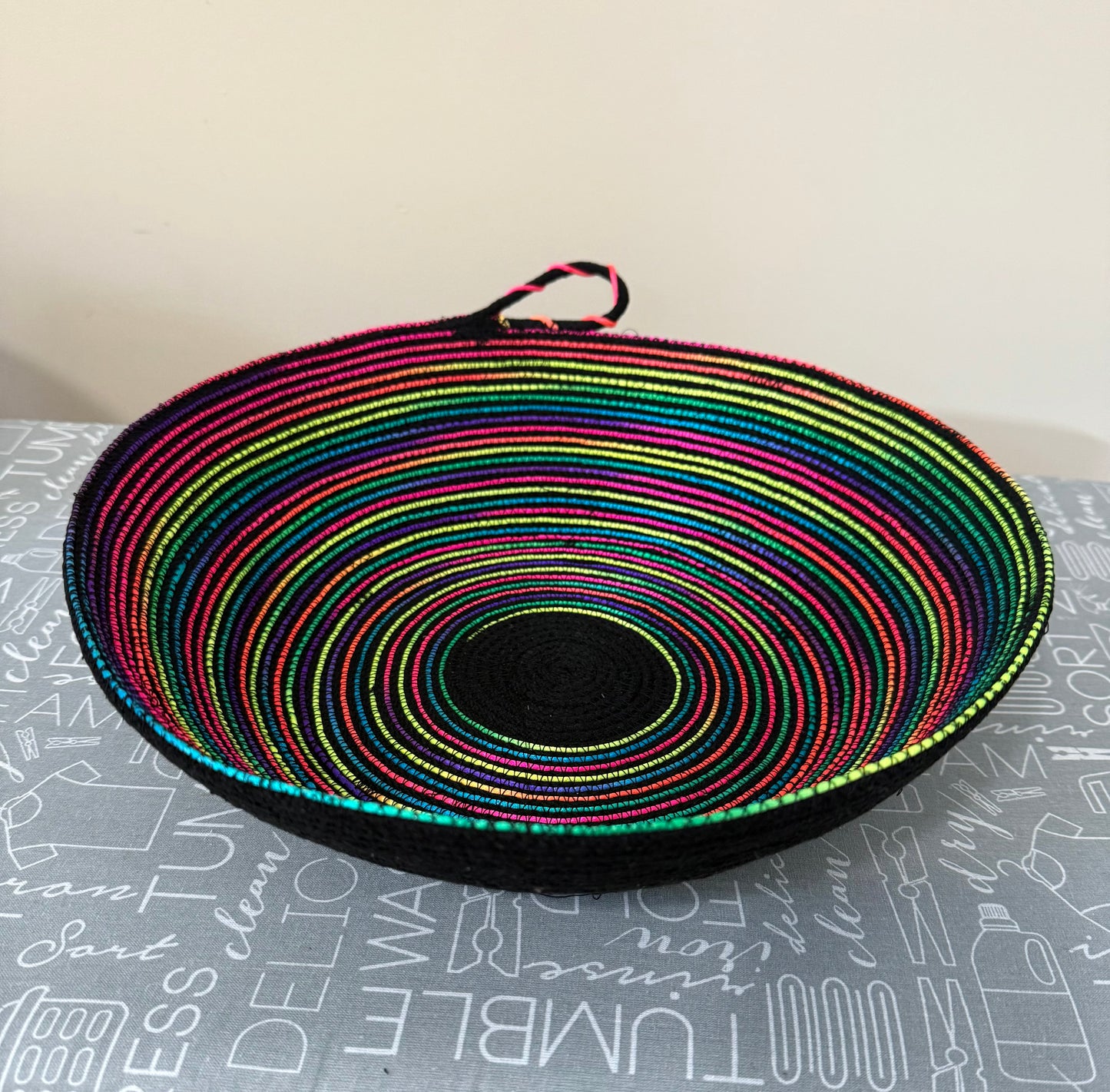 Rainbow Rope Basket